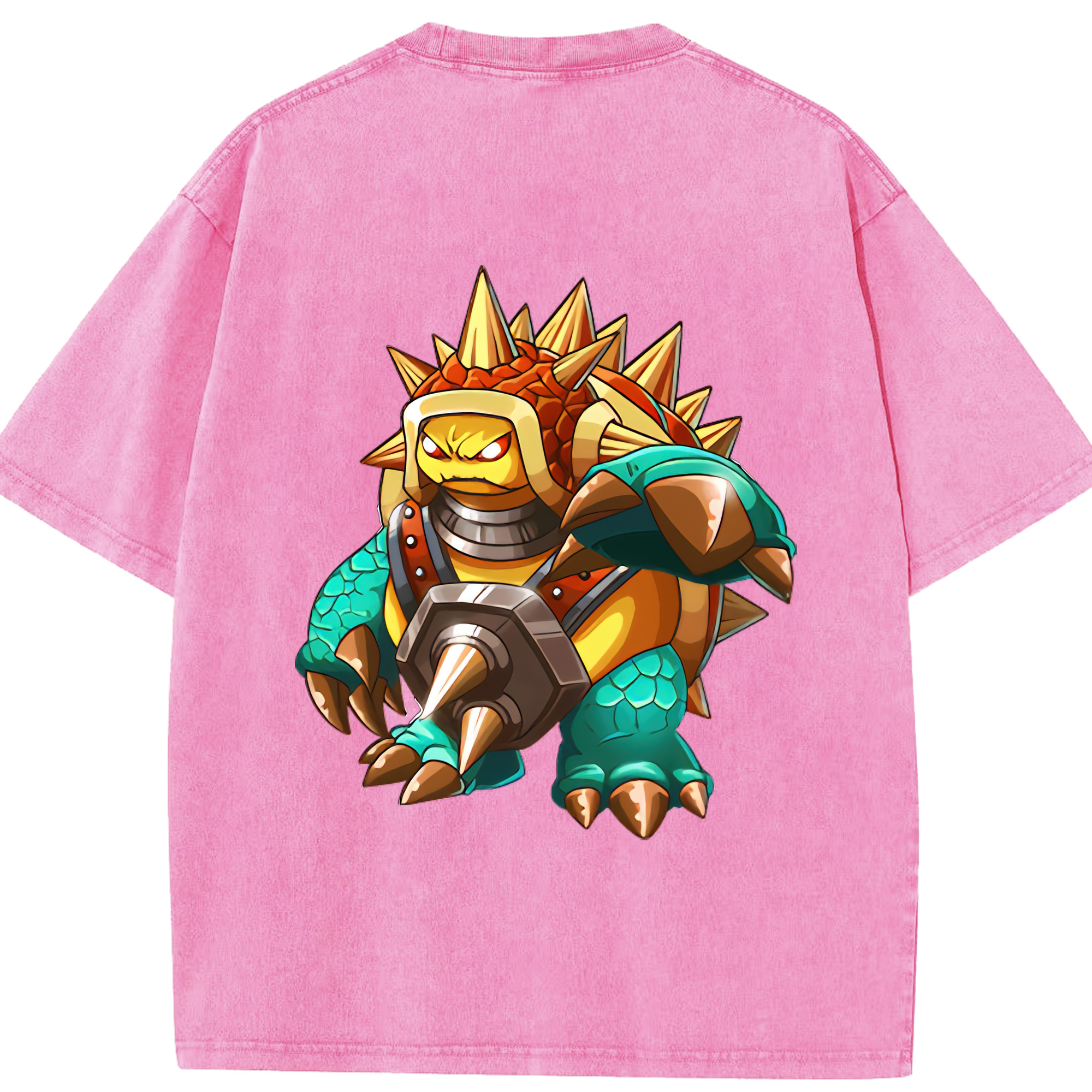 リーグ・オブ・レジェンド League of Legends LOL 綿100% ヴィンテージ風 半袖Tシャツ（背面プリント）